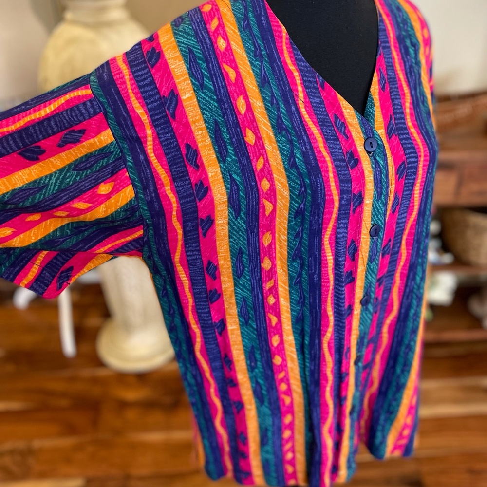 Vintage 80s button down